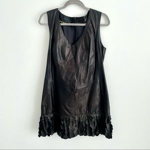 Escada Sport Leather Sleeveless Dress